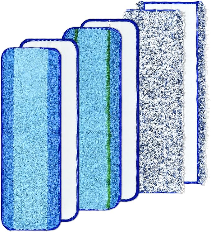 6 Pack Microfiber Cleaning Replacement Pad - Image 9