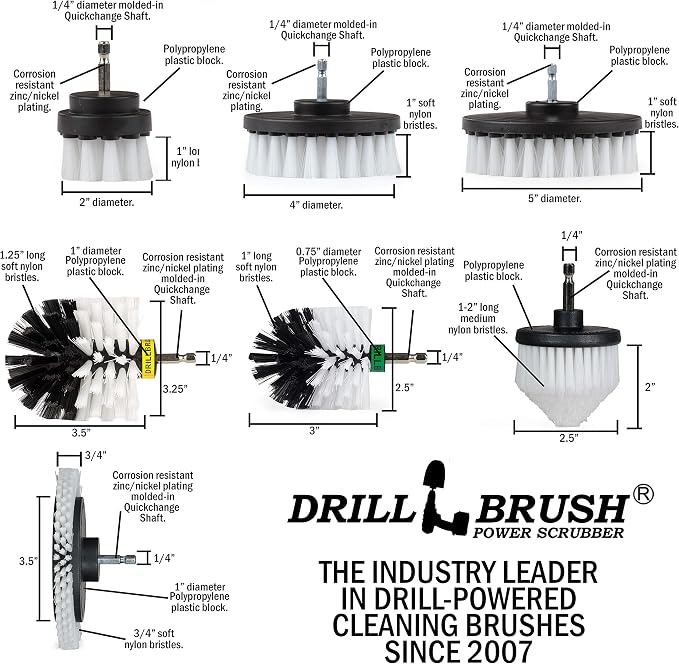 Drill Brush Power Scrubber by Useful Products - Image 6