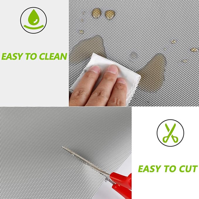 Kitchen Shelf Liner Drawer Liners, Non-Adhesive Refrigerator Liners Waterproof - Image 4