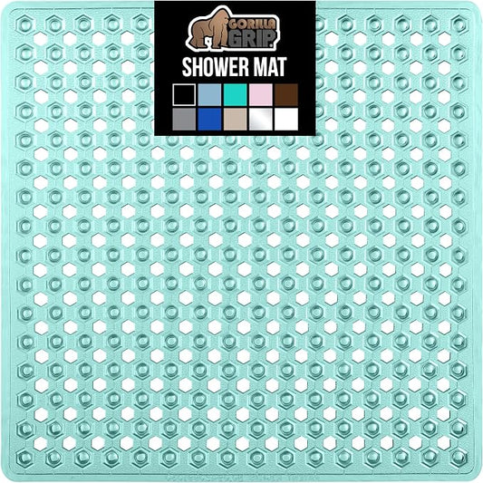 GORILLA GRIP Patented Square Shower Stall Mat, Small Bathtub Floor Mats by GorillaGrip