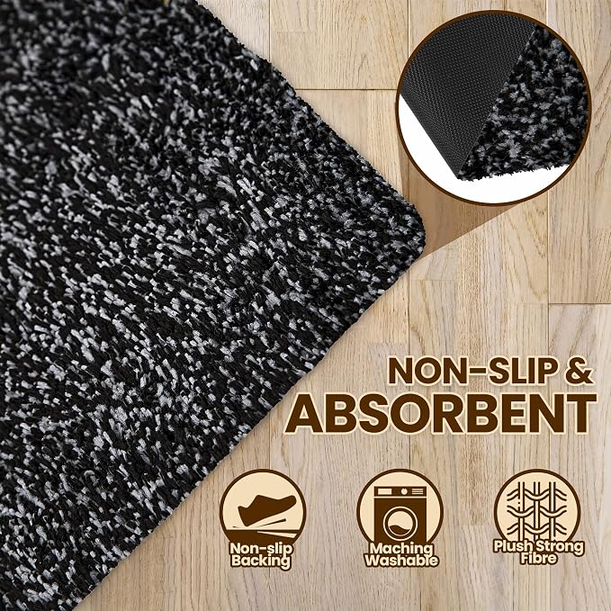 Premium Microfiber Indoor Door Mat – 36"x60" Washable Entry Mat, Waterproof - Image 5