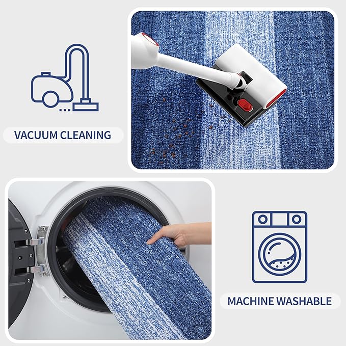 Kitinjoy Indoor Outdoor Door Mat, 40x32 Non-Slip Absorbent Dirt Trapper - Image 5
