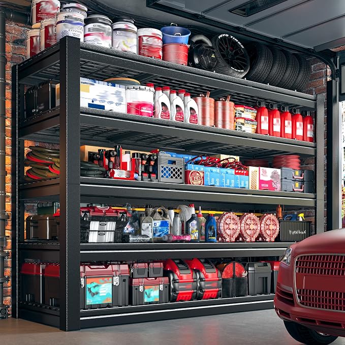 60.1" W Garage Shelving 3125LBS Metal Shelving Extra Wide Storage Shelves - Image 4