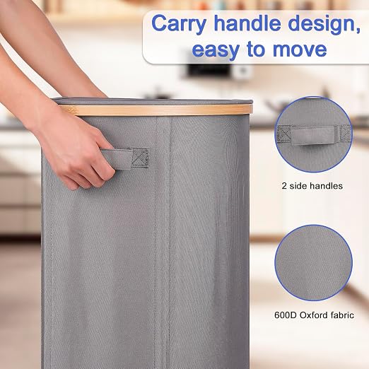 efluky Recycling Bin for Kitchen 100L, 26 Gallon Recycle Bins for Indoor - Image 6