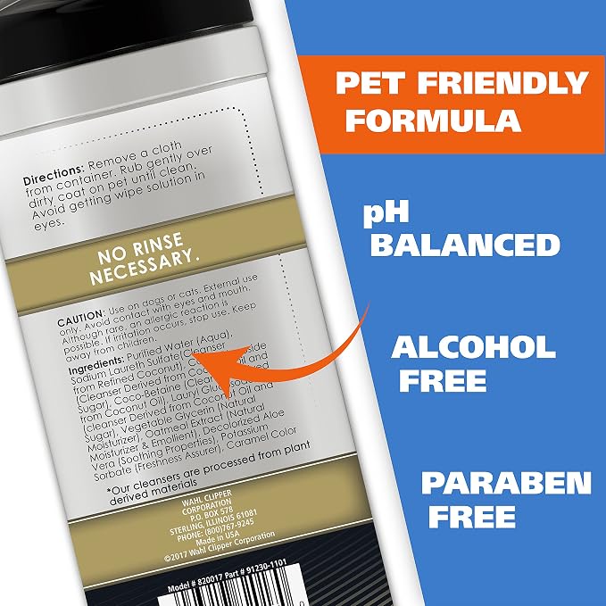 Wahl USA Pet Refresh Cleaning Wipes - Image 3