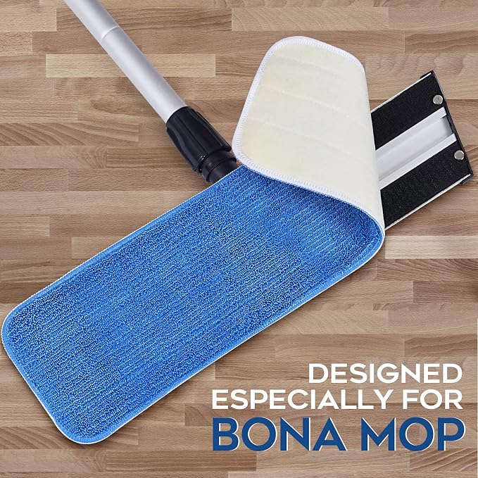 Matthew 18'' Microfiber Spray Mop Replacement Pads Heads - Image 4