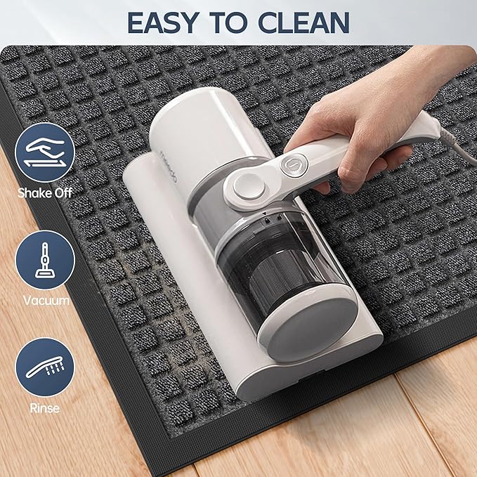 Amyracel Indoor Mat All Season Weather Outside Door Mats, Low Profile Doormat - Image 4