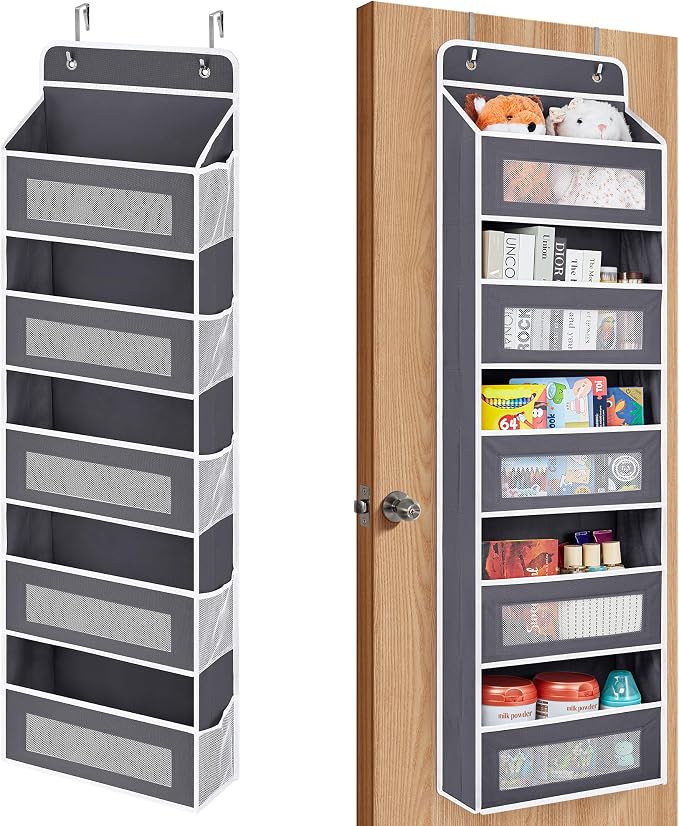 JARLINK Over The Door Organizer, 5 Shelf Door Hanging Organizer by JARLINK