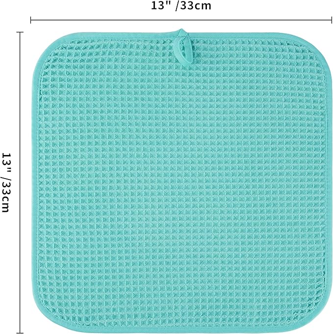 Microfiber Waffle Face Towels, 2 Pieces, Fast Drying, Lint Free - Image 7