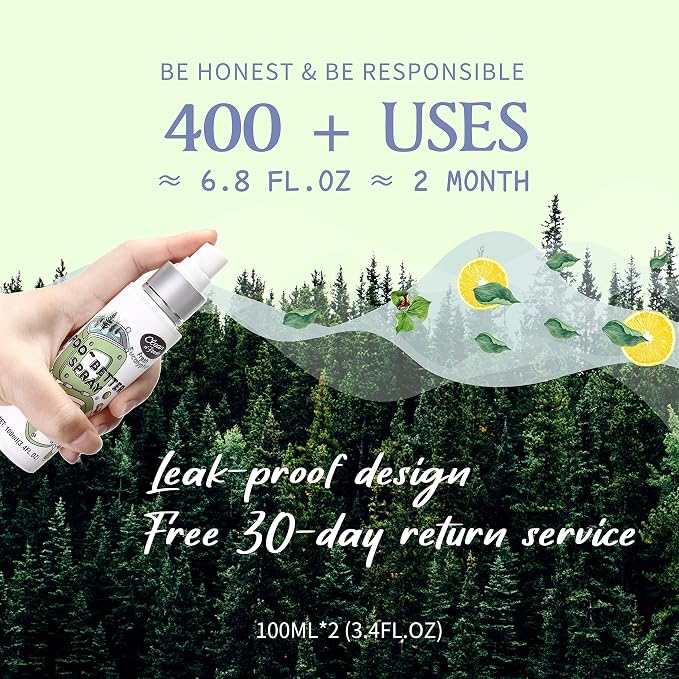 Clean-n-Fresh Toilet Spray, Poop Spray Eucalyptus Scent, 100% Natural Plant - Image 4