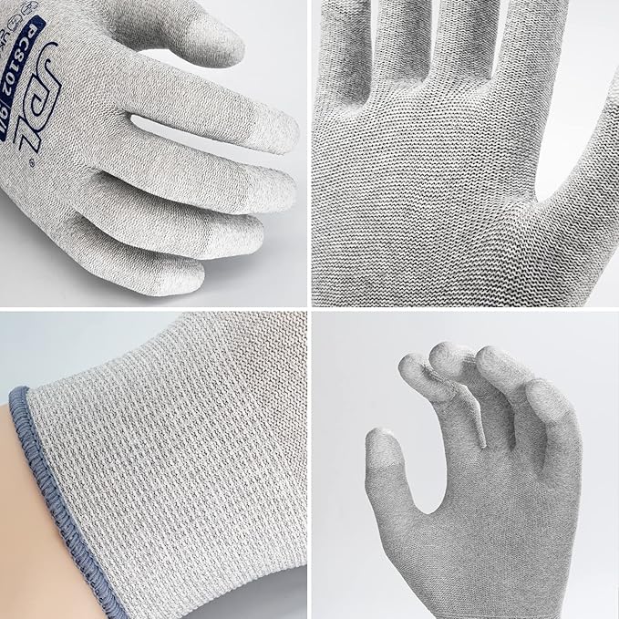 JDL ESD Work Gloves, Anti-Static Gloves - Image 3
