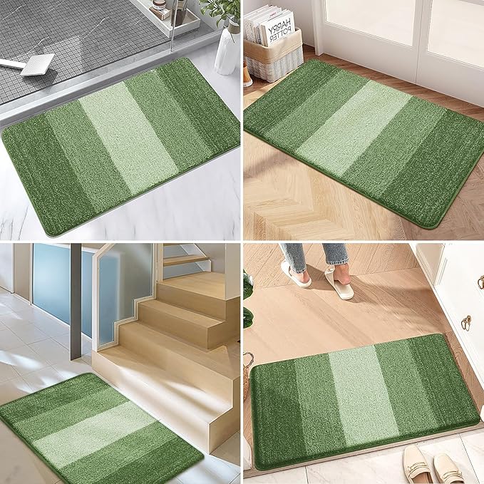 Kitinjoy Indoor Outdoor Door Mat, 71x47 Non-Slip Absorbent Dirt Trapper - Image 6