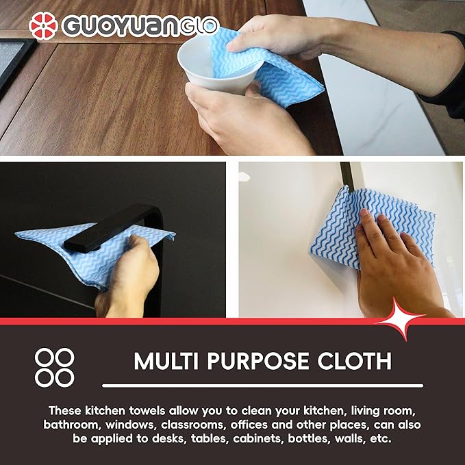 Disposable Dish Cloths Disposable Cleaning Towels Heavy Duty Reusable Cleaning - Image 4