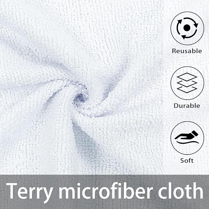 Greenfound Microfiber Cleaning Cloth Roll -80 Pack, Tear Away Towels, Reusable - Image 3