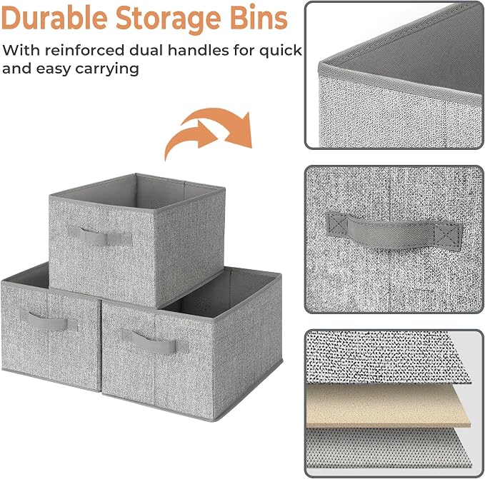 GRANNY SAYS Storage Baskets for Shelves, Fabric Storage Bins - Image 4