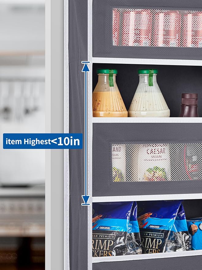 JARLINK Over The Door Organizer, 5 Shelf Door Hanging Organizer - Image 5