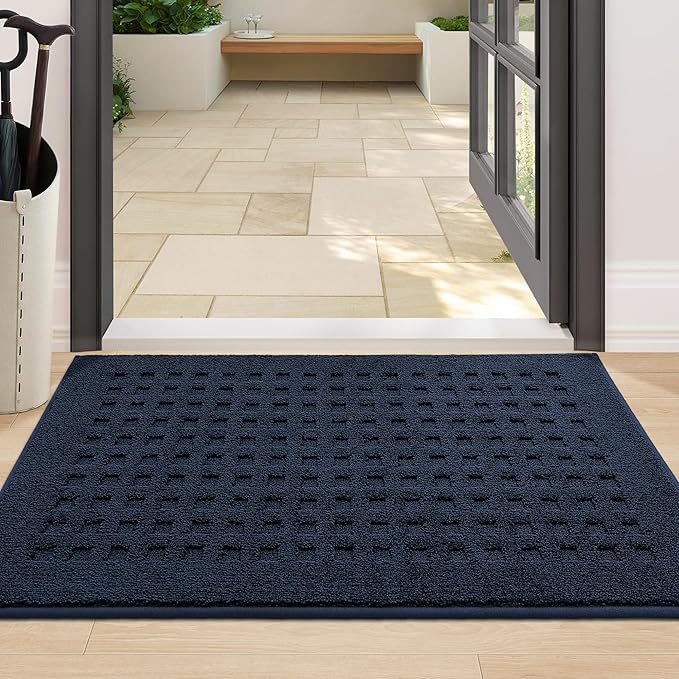 BEQHAUSE Waffle Door Mats Indoor 24"x36", Dog Mat by BEQHAUSE