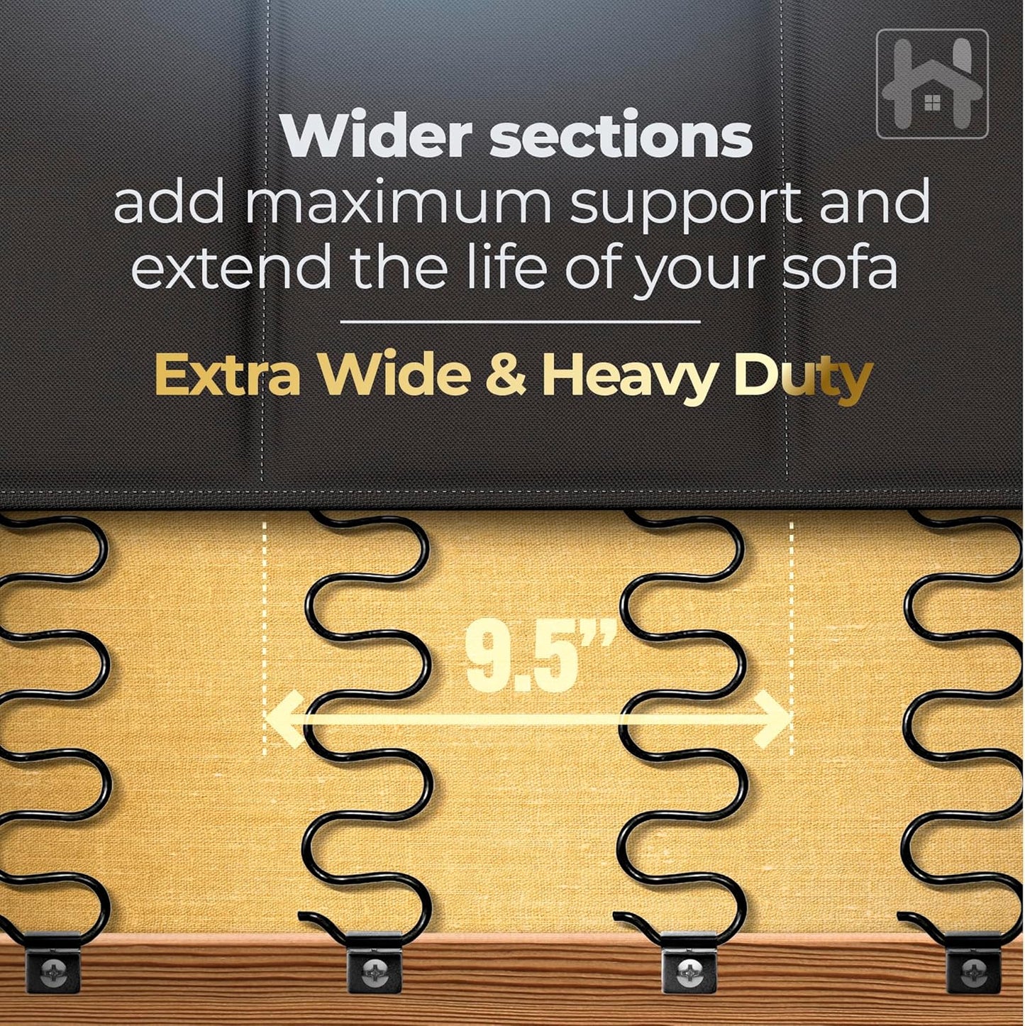 Golden Home Essentials XXXL Heavy Duty Couch Support for Sagging Cushions - 30in x 68in Extra Wide Sofa Cushion Board - 0.4in Saggy Cushion for Seat Support