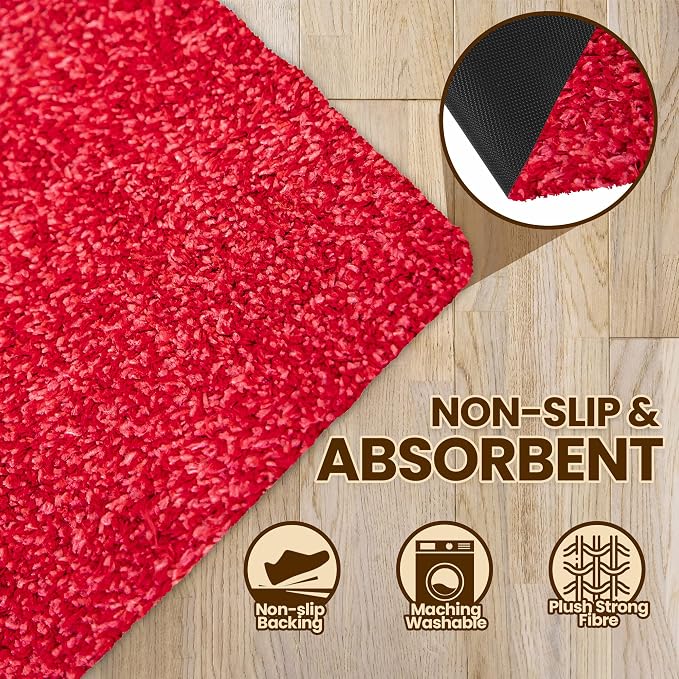 Premium Microfiber Indoor Door Mat – 24"x36" Washable Entry Mat, Waterproof - Image 4