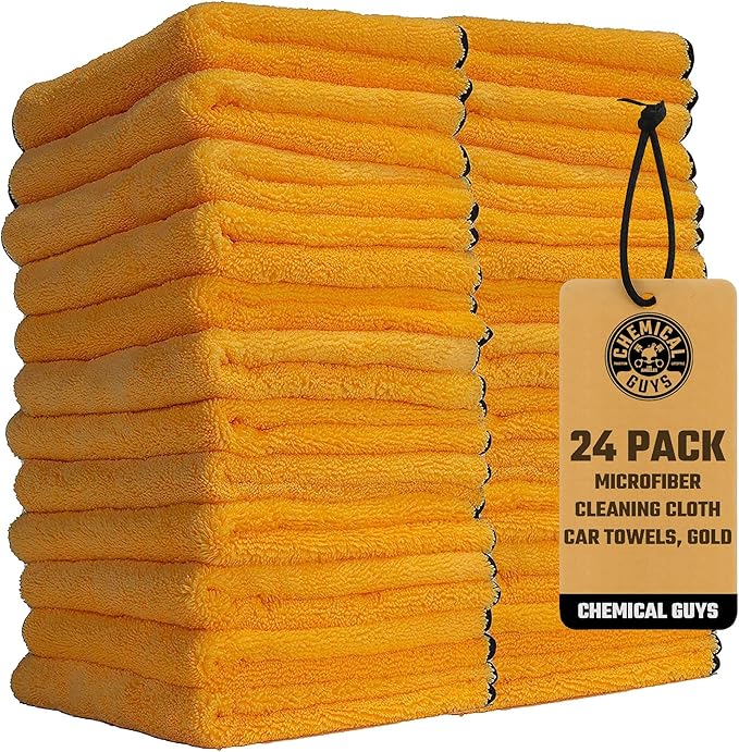 Chemical Guys MIC_506_24 Professional Grade Premium Microfiber Towels, Home by ChemicalGuys