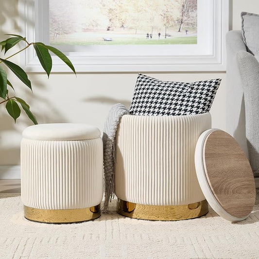 Royal Windsor Round Ottoman by RoyalWindsor