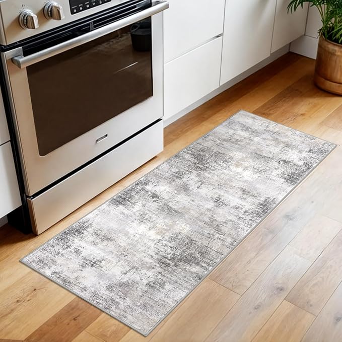 IOHOUZE Abstract Runner Rug 2x5 Ft Washable Runners - Image 2