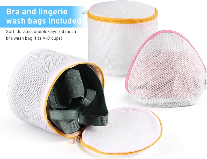 Ultimate 7 Pack 6 Size Mesh Laundry Bags Set - Image 3