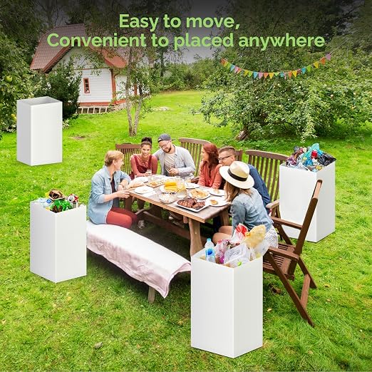 4 Pack Extra Large Disposable Trash Cans, Reusable Portable Garbage Can - Image 7