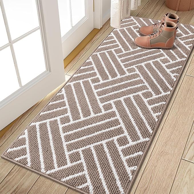 OLANLY Runner Indoor Door Mat, 47x23 Inch, Dirt Resistant and Absorbent by OLANLY