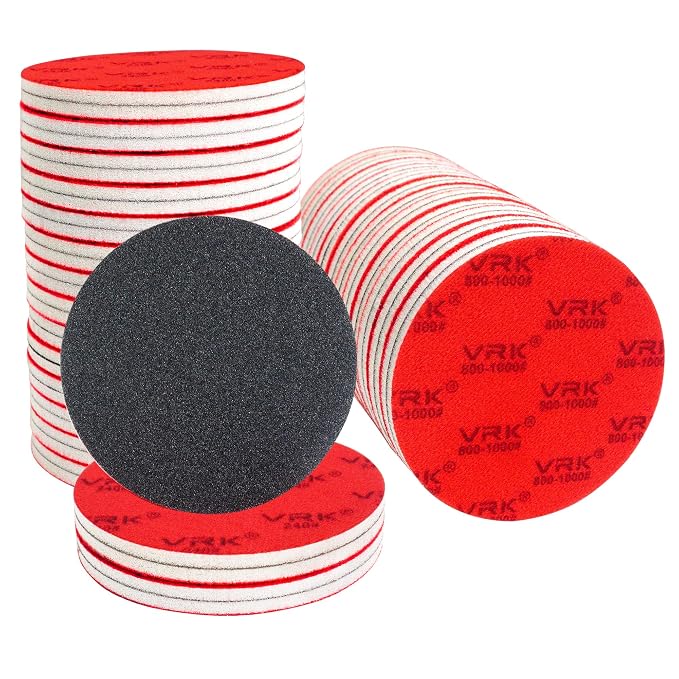 24 PCS 5 Inch Sanding Sponge Discs by VRKET