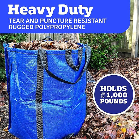 DURASACK Heavy Duty Home and Yard Bags 48-Gallon Reusable Self-Standing Lawn - Image 2