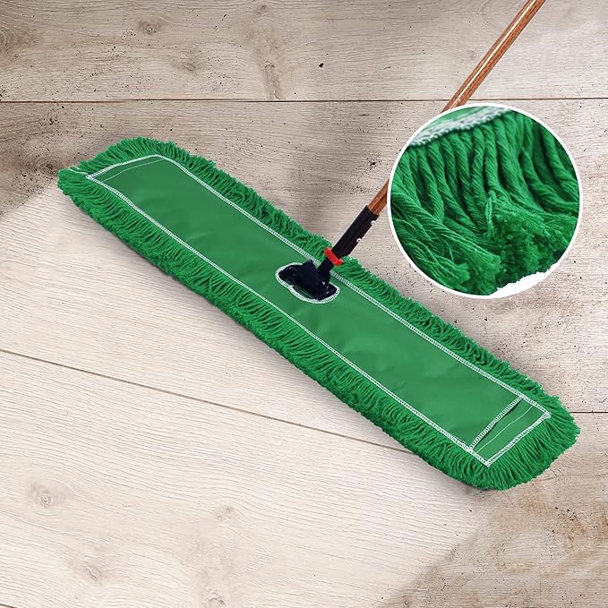 Matthew Cleaning 36'' Industrial Strength Cotton Dust Mop Refill Washable - Image 7