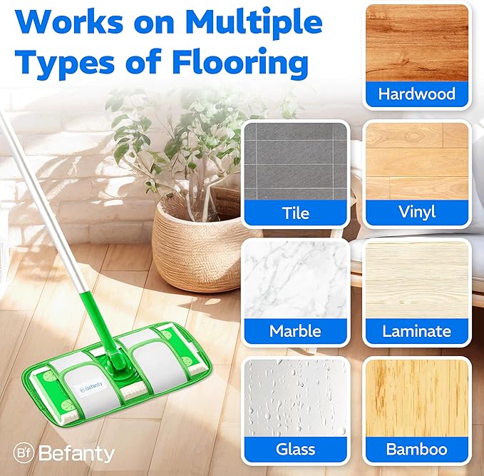 4 Pack Reusable Microfiber Mop Pads, Compatible - Image 5