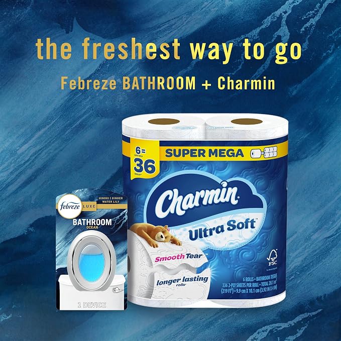 Febreze Bathroom Air Freshener, Odor-Fighting, Plug In Alternative, Air - Image 8