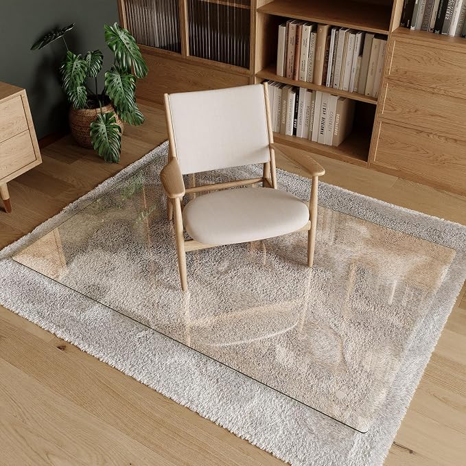 Koonmi Tempered Glass Chair Mat 40"x60" - Image 4