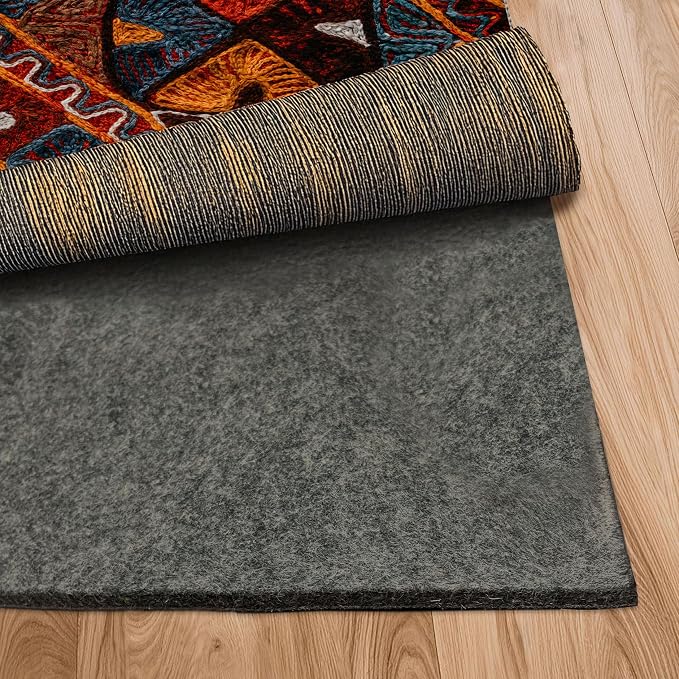 Nevlers 5'x7' Felt TPO Non Slip Rug Pad | 1/4" Thick Rug Cushion | Anti Slip by Nevlers