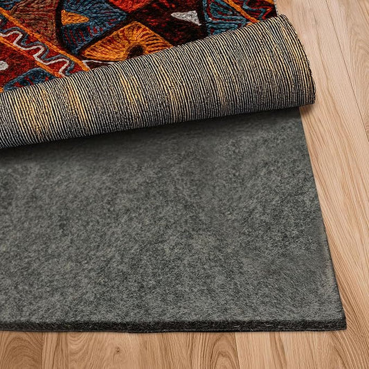 Nevlers 5'x7' Felt TPO Non Slip Rug Pad | 1/4" Thick Rug Cushion | Anti Slip by Nevlers