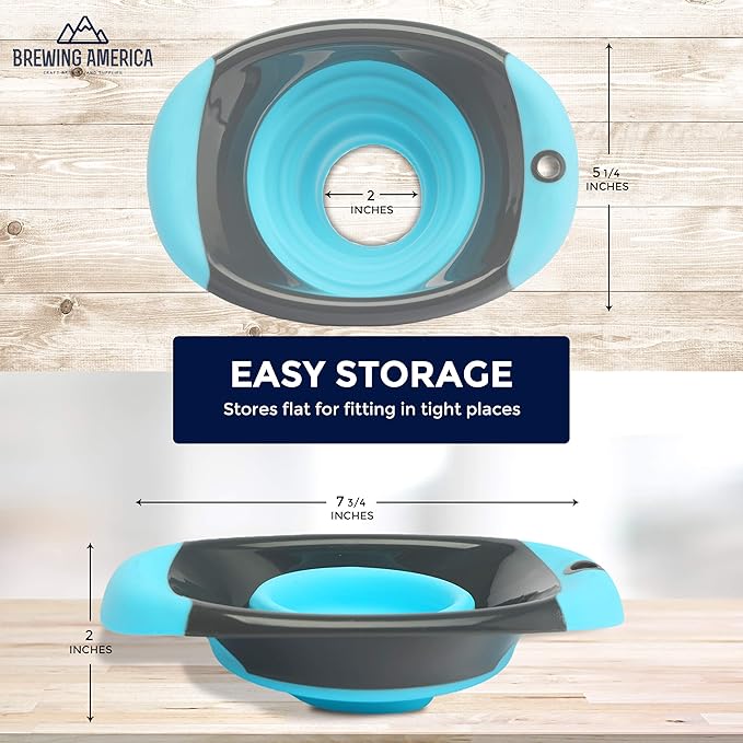 Kitchen Canning Funnel – Collapsible Silicone Food Funnel - Image 4