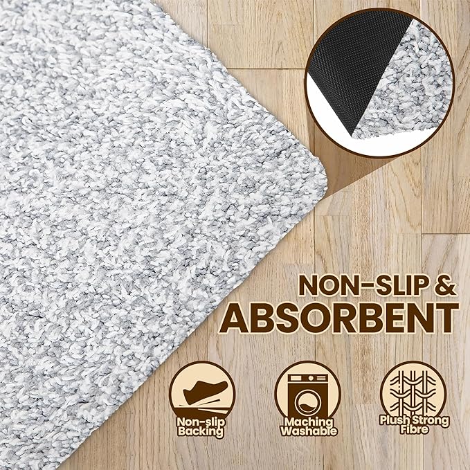 Premium Microfiber Indoor Door Mat – 20"x30" Washable Entry Mat, Waterproof - Image 5