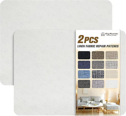 Self-Adhesive Fabric Patches for Sofa and Clothes Repair, 8X11 inch 2 PCS by ForABetterHomeLife