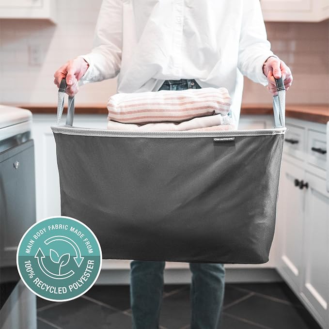 CleverMade Collapsible Laundry Basket Hamper - Image 6