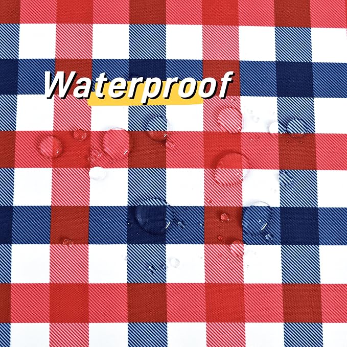 Classic Gingham Buffalo Tablecloth Fabric - Image 4
