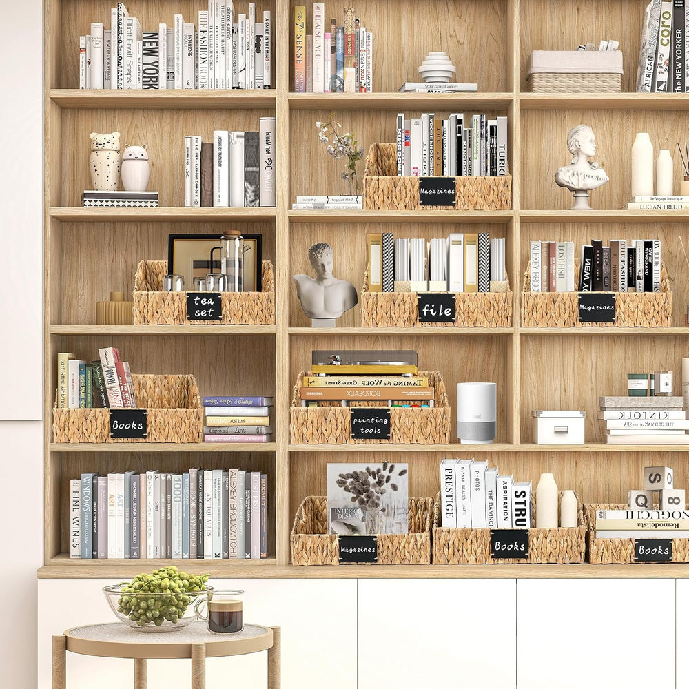 Woven Kitchen Basket for Organizing, Storage Bins for Shelf