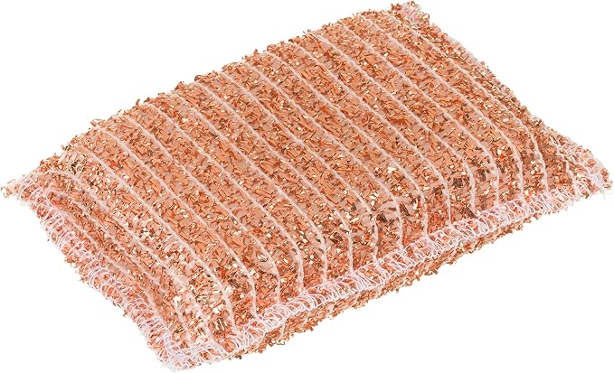 Redecker Copper Sponge, Includes 5 Large and 5 Medium Copper Fiber Sponges - Image 4
