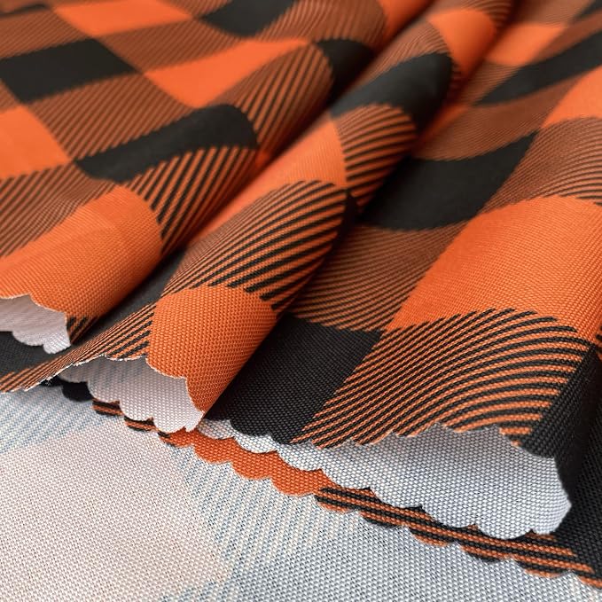 Waterproof Plaid Tablecloth Fabric - Image 3
