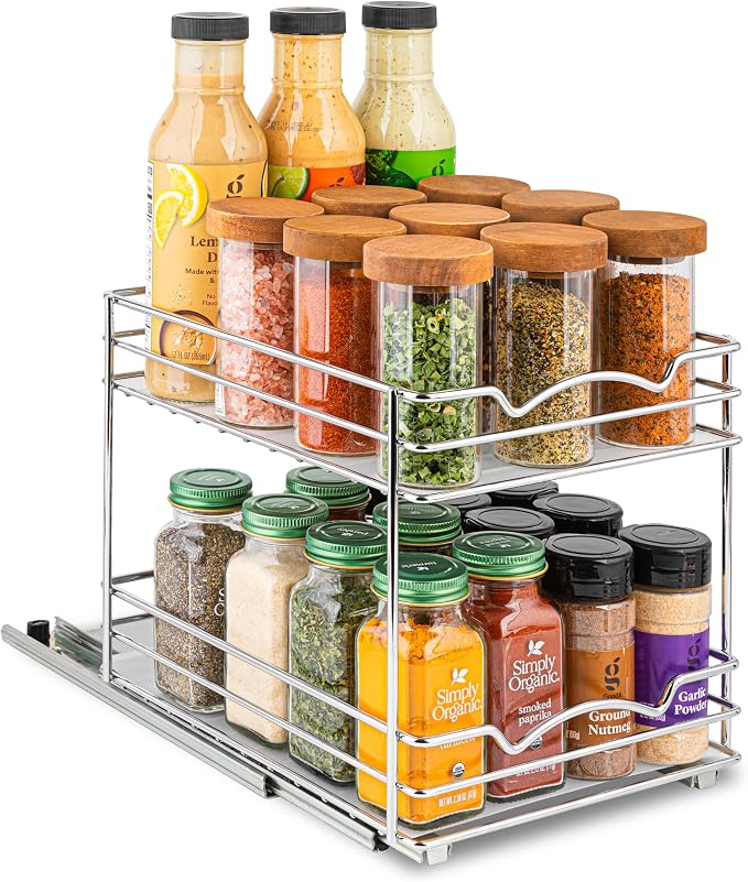 Pull Out Cabinet Organizer for Spices, Cans by HOLDN%E2%80%99STORAGE
