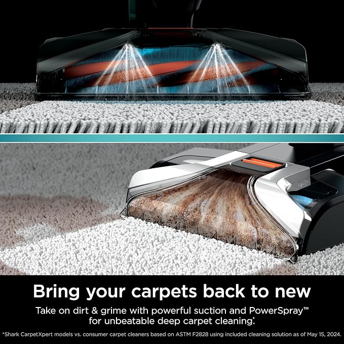 Shark CarpetXpert with StainStriker Upright Carpet, Area Rug & Upholstery - Image 3