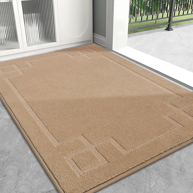 BEQHAUSE Door Mat 32" x 48", Non-Slip Door Mats Indoor Entryway Rugs Washable - Image 9