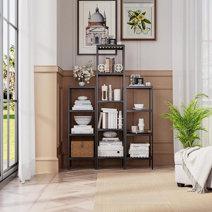 SMIBUY Bathroom Storage Shelf, 5-Tier Bamboo Rack Organizer - Image 5