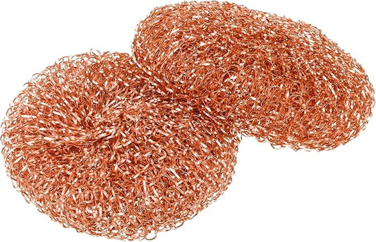 Redecker Real Copper Pot Scrubbers – Double-Layer Copper Scouring Pads - Image 2